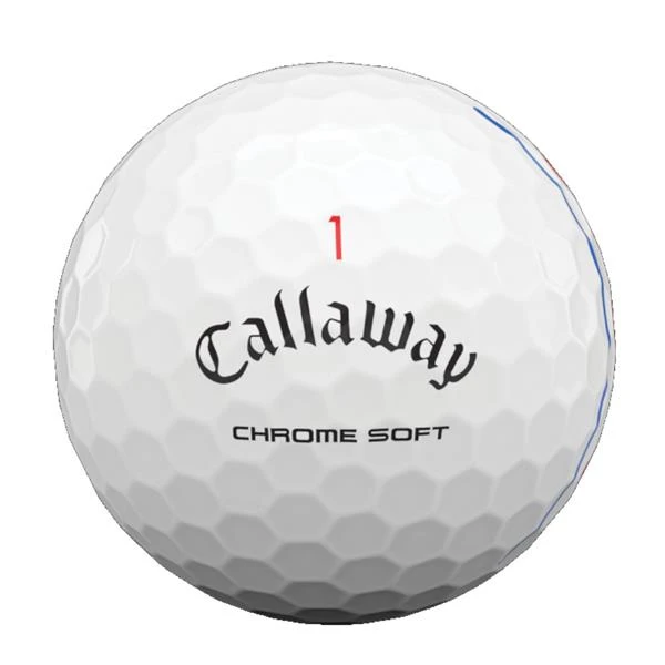 Callaway Chrome Soft Triple Track Balls White 4 Callaway Chrome Soft Triple Track Balls White - Image 2