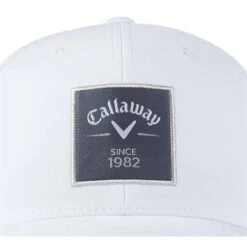 Callaway Gents Rutherford Cap White -Callaway CA21H0305004 5 L