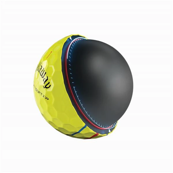 Callaway Chrome Soft X Triple Track Balls Yellow 7 Callaway Chrome Soft X Triple Track Balls Yellow - Image 5
