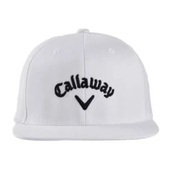 Callaway Gents Flat Bill Cap White -Callaway CA22H0302002 3 L