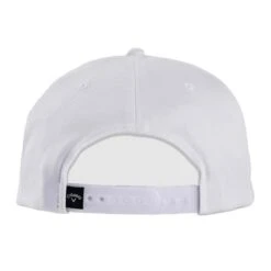 Callaway Gents Flat Bill Cap White -Callaway CA22H0302002 4 L
