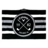 Callaway Cart Towel Black White Charcoal -Callaway CA22H0801001 L