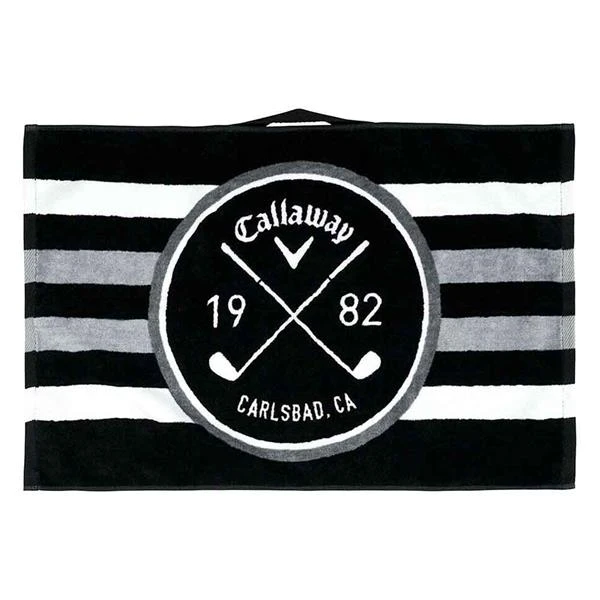 Callaway Cart Towel Black White Charcoal 3 Callaway Cart Towel Black White Charcoal