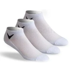 Callaway Gents 3-Pairs Sport Low Cut Socks White