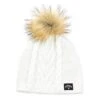 Callaway Ladies Pom Pom Beanie Cream 2 Callaway Ladies Pom Pom Beanie Cream -Callaway CA8H0315002 L
