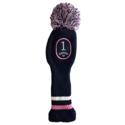 Callaway Pom Pom Driver Headcover Navy Pink