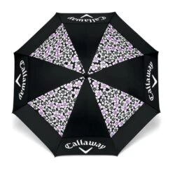 Callaway UpTown 60" Double Canopy Ladies Umbrella Black - Purple 6 Callaway UpTown 60" Double Canopy Ladies Umbrella Black - Purple -Callaway CA8H0501001 1 L