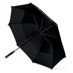 Callaway UpTown 60" Double Canopy Ladies Umbrella Black - Purple 7 Callaway UpTown 60" Double Canopy Ladies Umbrella Black - Purple -Callaway CA8H0501001 2 L