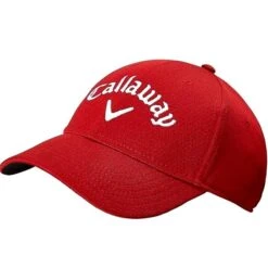 Callaway Gents Crested Cap Red 600