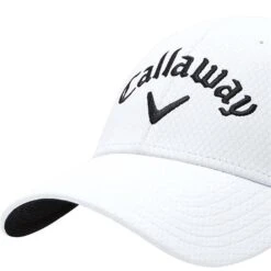 Callaway Ladies Side Crested Cap White 123 6 Callaway Ladies Side Crested Cap White 123 -Callaway CGASA0Z4001 1 L