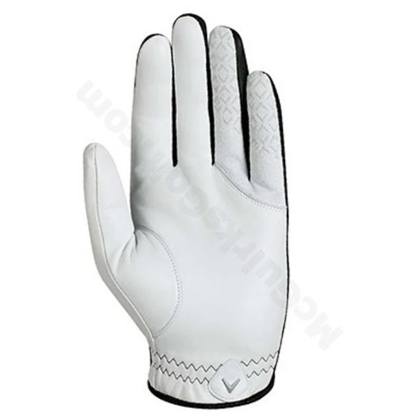 Callaway Weather Spann Ladies Golf Glove Left Hand White 4 Callaway Weather Spann Ladies Golf Glove Left Hand White - Image 2