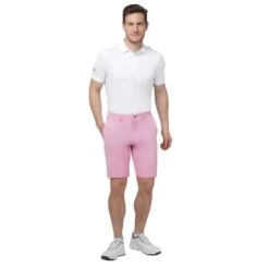 Callaway Gents Lightweight Tech Shorts Pink Sunset (676) -Callaway P CGBFA0P8CALLAWAYSHORTSPINKSUNSET676GENTS 2 L