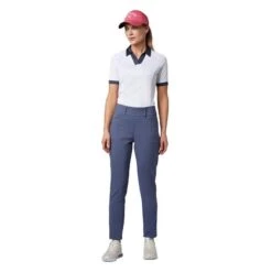 Callaway Ladies Pull On Stretch Trousers Blue Indigo (480) -Callaway P CGBSB0X2CALLAWAYTROUSERSBLUEINDIGO480LADIES 4 L