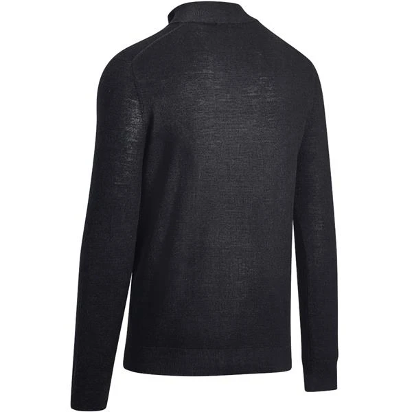 Callaway Gents ¼ Zip Blended Merino Sweater Black Ink (019) 4 Callaway Gents ¼ Zip Blended Merino Sweater Black Ink (019) - Image 2