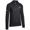 Callaway Gents ¼ Zip Blended Merino Sweater Black Ink (019) -Callaway P CGGF80M1CALGENTSZIPMOCKSWEATERBLACKINK019 L