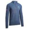 Callaway Gents ¼ Zip Blended Merino Sweater Blue Horizon (443) -Callaway P CGGF80M1CALLAWAYSWEATERBLUEHORIZON443GENTS L