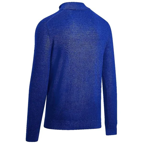 Callaway Gents ¼ Zip Blended Merino Sweater Mazarine Blue (496) 4 Callaway Gents ¼ Zip Blended Merino Sweater Mazarine Blue (496) - Image 2