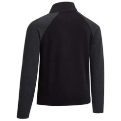Callaway Gents Raglan ¼ Zip Sweater True Black (010) -Callaway P CGGFA017CALLAWAYSWEATERTRUEBLACK010GENTS 1 L
