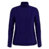 Callaway Ladies Full Zip Waffle Fleece Blue Print (476) -Callaway P CGJF80U5CALLADIESFULLZIPWAFFLEFLEECEBLUEPRINT L