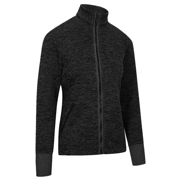 Callaway Ladies Dual Action Aquapel ® Heathered Fleece Black Heather (003) 3 Callaway Ladies Dual Action Aquapel ® Heathered Fleece Black Heather (003)