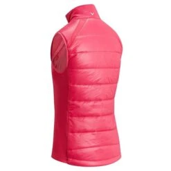 Callaway Ladies Swing Tech Puffer Vest Teaberry (672) -Callaway P CGJS90B6CALLAWAYVESTTEABERRYLADIES 1 L