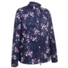 Callaway Ladies Floral Full Zip Jacket Peacoat (410) -Callaway P CGJSC055CALLAWAYJACKETPEACOT410LADIES L