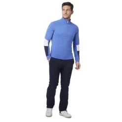 Callaway Gents ¼ Zip Colourblock Chillout Amparo Blue (419) 9 Callaway Gents ¼ Zip Colourblock Chillout Amparo Blue (419) -Callaway P CGJSC0C8CALLAWAYJACKETAMPAROBLUE419GENTS 2 L