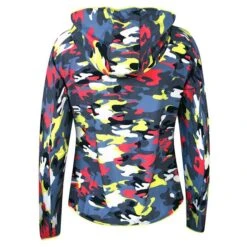 Callaway Ladies ½ Zip Multi C Camo Hoodie Peacoat (410) -Callaway P CGJSD006CALLAWAYHOODIEPEACOAT410LADIES 1 L
