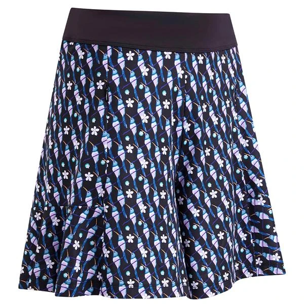 Callaway Ladies 18" Knit Hummingbird Print Shorts Caviar (002) 3 Callaway Ladies 18" Knit Hummingbird Print Shorts Caviar (002)