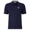 Callaway Gents Tournament Chev Polo Shirt Magnetic Peacoat (410) -Callaway P CGKF80C1ACALLAWAYSHIRTPEACOAT410GENTS L