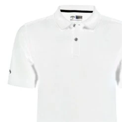 Callaway Gents Tournament Polo White (100) -Callaway P CGKF80C1BCALGENTSTOURNAMENTPOLOWHITE100 3 L
