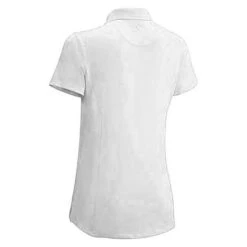 Callaway Junior - Girls Micro Hex Solid Polo Shirt White (100) -Callaway P CGKF9079CALLAWAYSHIRTWHITEGIRLSSS19 1 L