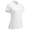 Callaway Junior - Girls Micro Hex Solid Polo Shirt White (100) -Callaway P CGKF9079CALLAWAYSHIRTWHITEGIRLSSS19 L