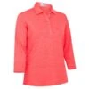 Callaway Ladies Space Dye Jersey Polo Shirt Geranium (692) -Callaway P CGKFB0K1CALLADIESSPACEDYEJERSEYPOLOGER692 L