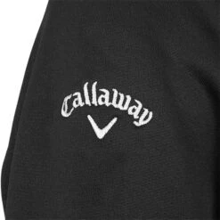 Callaway Gents ¼ Zip Swing Tech Hoodie Caviar (002) -Callaway P CGKFB0T3CALLAWAYHOODIECAVIAR002GENTS 1 L