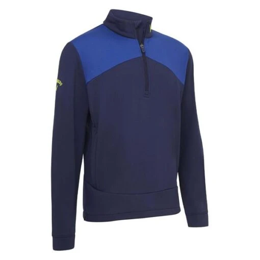 Callaway Gents High Gauge Aquapel Fleece Peacoat (410) -Callaway P CGKFC003CALLAWAYFLEECEPEACOAT410GENTS L