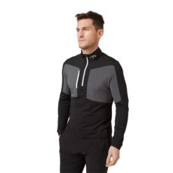 Callaway Gents Aquapel ½ Zip Pullover Caviar - Bright White (019)