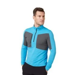 Callaway Gents Aquapel ½ Zip Pullover Malibu Blue (904) -Callaway P CGKFC004CALLAWAYPULLOVERMALIBUBLUE904GENTS 2 L