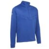 Callaway Gents Waffle Midweight ¼ Zip Pullover Mazarine Blue Heather (442) -Callaway P CGKFC010CALLAWAYPULLOVERMAZARINEBLUE442GENTS L