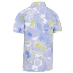 Callaway Gents Thermal Dye Print Polo Shirt Mazarine Blue (434) -Callaway P CGKFC050CALLAWAYSHIRTMAZARINEBLUE434GENTS 1 L