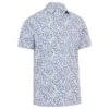 Callaway Gents Micro Abstract Polo Shirt White (100) -Callaway P CGKFC053CALLAWAYSHIRTWHITE100GENTS L