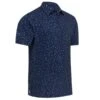 Callaway Gents Zodiac Novelty Print Polo Shirt Mazarine Blue (442) -Callaway P CGKFC054CALLAWAYSHIRTMAZARINEBLUE442GENTS L