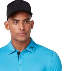 Callaway Gents Long Sleeve Performance Polo Shirt Malibu (450) -Callaway P CGKFC058CALLAWAYSHIRTMALIBU450GENTS 7 L