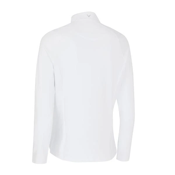 Callaway Ladies Thermal Long Sleeve Fleece Jersey Shirt Brilliant White (123) 4 Callaway Ladies Thermal Long Sleeve Fleece Jersey Shirt Brilliant White (123) - Image 2