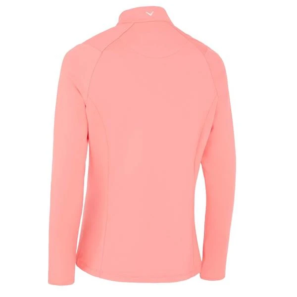Callaway Ladies Thermal Long Sleeve Fleece Jersey Shirt Coral Paradise (694) 4 Callaway Ladies Thermal Long Sleeve Fleece Jersey Shirt Coral Paradise (694) - Image 2