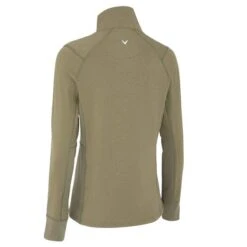 Callaway Ladies Space Dye Heather Aquapel Thermal Pullover Industrial Green Heather (353) -Callaway P CGKFC082CALLAWAYTHERMALINDUSTRIALGREEN353LADIES 1 L