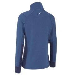 Callaway Ladies Space Dye Heather Aquapel Thermal Pullover True Navy Heather (413) 5 Callaway Ladies Space Dye Heather Aquapel Thermal Pullover True Navy Heather (413) -Callaway P CGKFC082CALLAWAYTHERMALTRUENAVYHEATHER413LADIES 1 L