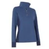 Callaway Ladies Space Dye Heather Aquapel Thermal Pullover True Navy Heather (413) -Callaway P CGKFC082CALLAWAYTHERMALTRUENAVYHEATHER413LADIES L