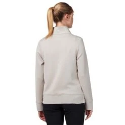Callaway Ladies ¼ Zip With Side Shirt Chateau Grey (053) -Callaway P CGKFC094CALLAWAYSHIRTCHATEAUGREY053LADIES 1 L