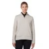 Callaway Ladies ¼ Zip With Side Shirt Chateau Grey (053) -Callaway P CGKFC094CALLAWAYSHIRTCHATEAUGREY053LADIES L